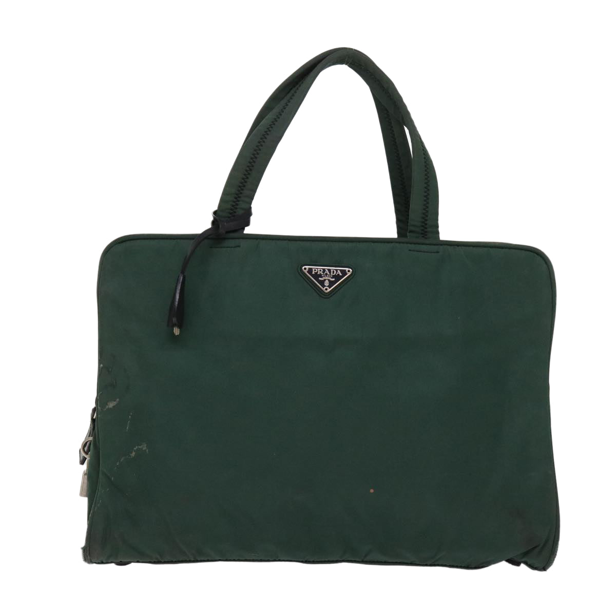 PRADA Pouch Shoulder Bag Nylon 3Set Green Black  61143