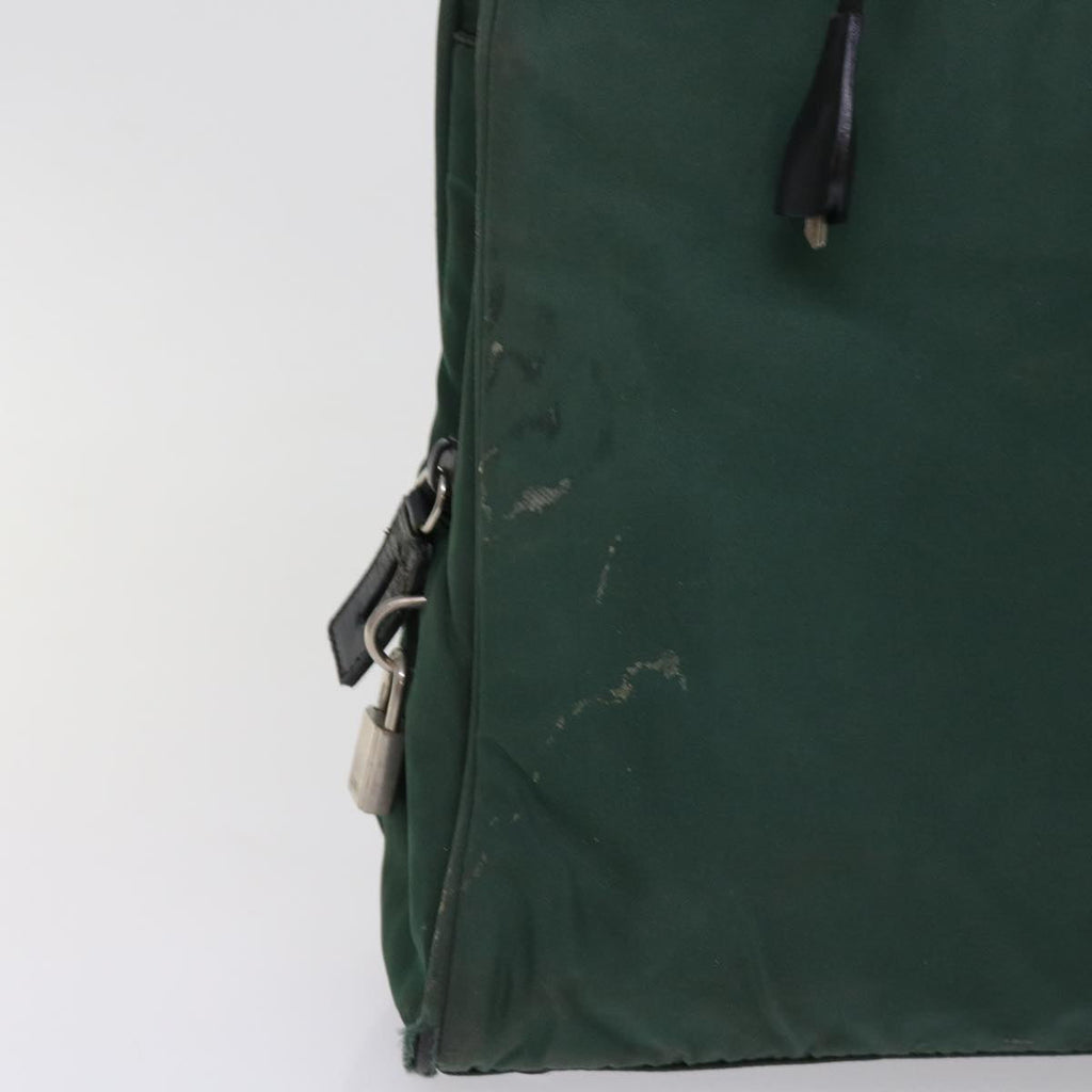 PRADA Pouch Shoulder Bag Nylon 3Set Green Black  61143