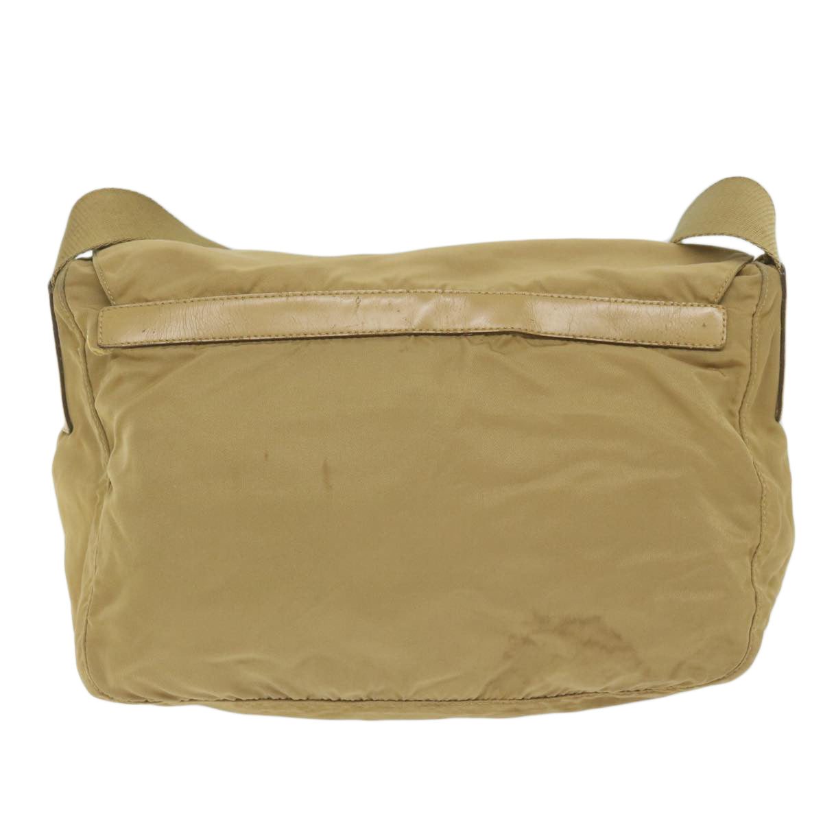 PRADA Shoulder Bag Nylon Beige  61256