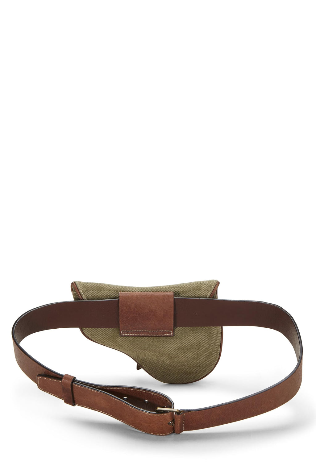 Dior,  Green Canvas Saddle Belt Bag, Green