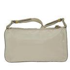 PRADA Shoulder Bag Nylon Enamel Beige  61325