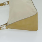 PRADA Shoulder Bag Nylon Enamel Beige  61325