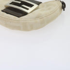 FENDI Zucca Canvas Mini Mamma Baguette Hand Bag Beige61332