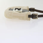 FENDI Zucca Canvas Mini Mamma Baguette Hand Bag Beige61332