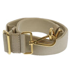 PRADA Shoulder Strap Canvas Beige  61333