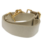 PRADA Shoulder Strap Canvas Beige  61333