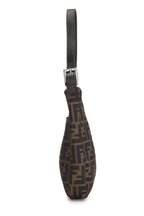 Fendi,  Brown Zucca Canvas Shoulder Bag, Brown
