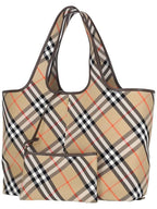 Burberry Check Medium Tote Bag Sand