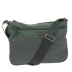 PRADA Shoulder Bag Nylon Khaki  61409