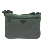 PRADA Shoulder Bag Nylon Khaki  61409
