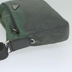 PRADA Shoulder Bag Nylon Khaki  61409