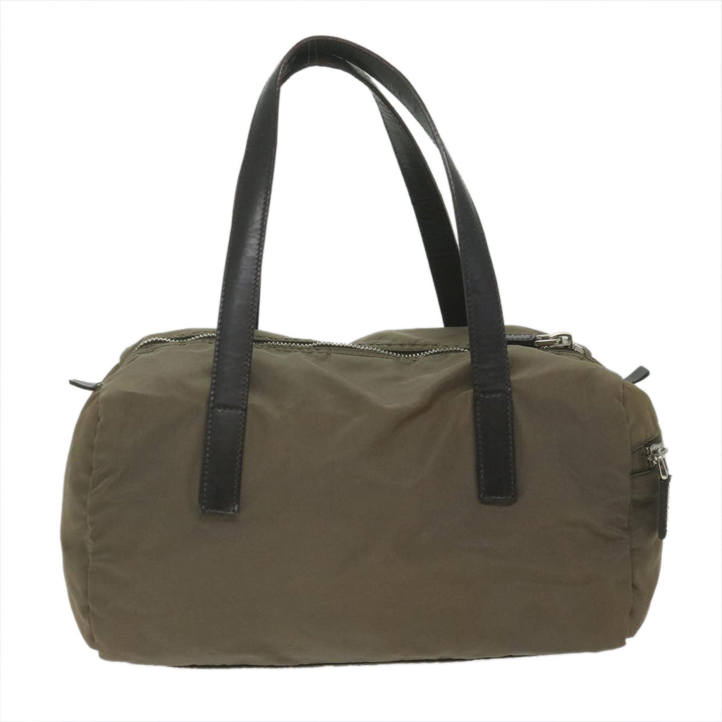 PRADA Hand Bag Nylon Brown  61410