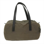 PRADA Hand Bag Nylon Brown  61410