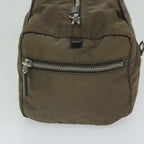PRADA Hand Bag Nylon Brown  61410