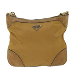 PRADA Shoulder Bag Nylon Beige  61412