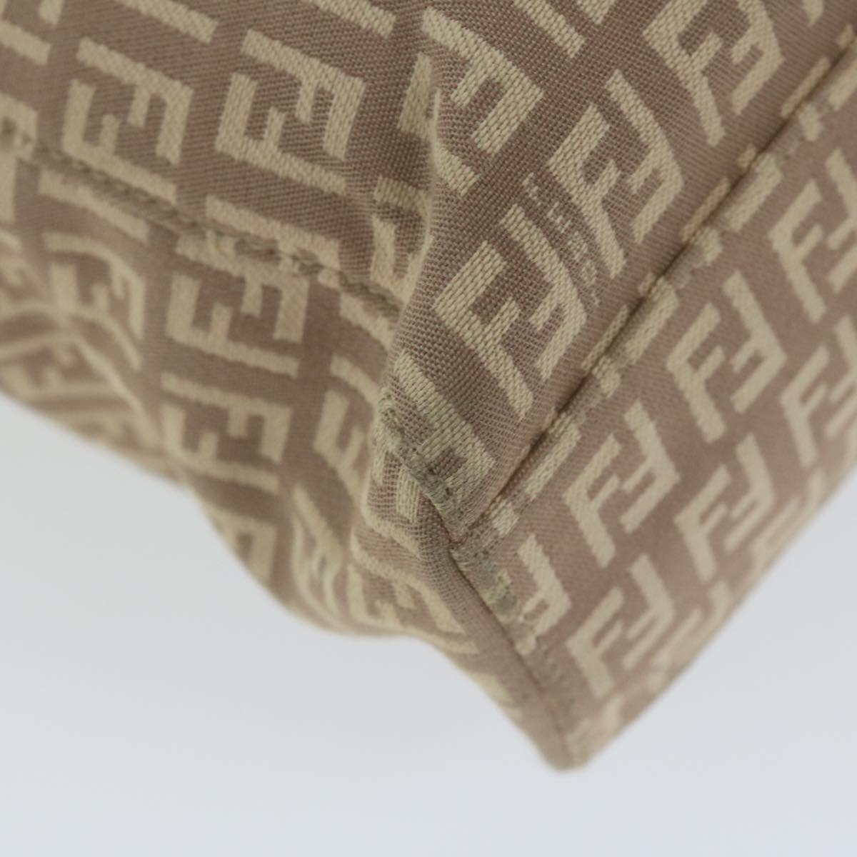FENDI Zucchino Canvas Hand Bag Beige61442