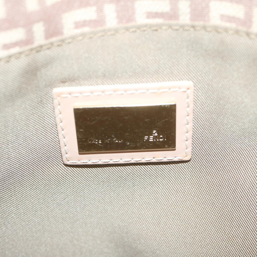 FENDI Zucchino Canvas Hand Bag Beige61442