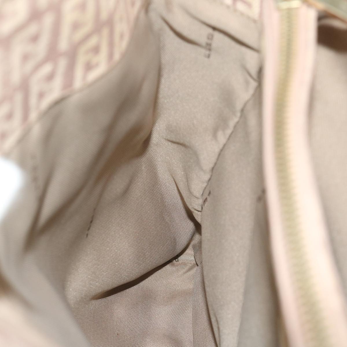 FENDI Zucchino Canvas Hand Bag Beige61442