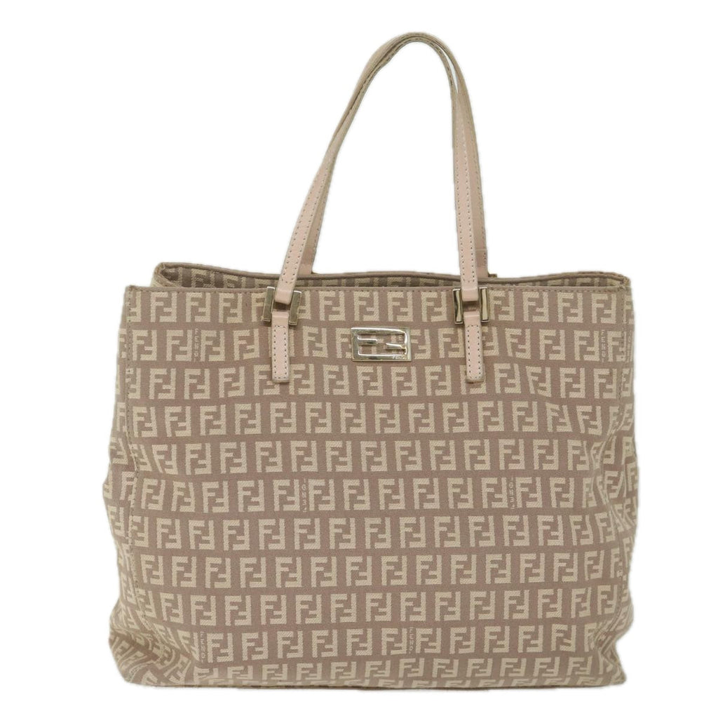 FENDI Zucchino Canvas Hand Bag Beige61442