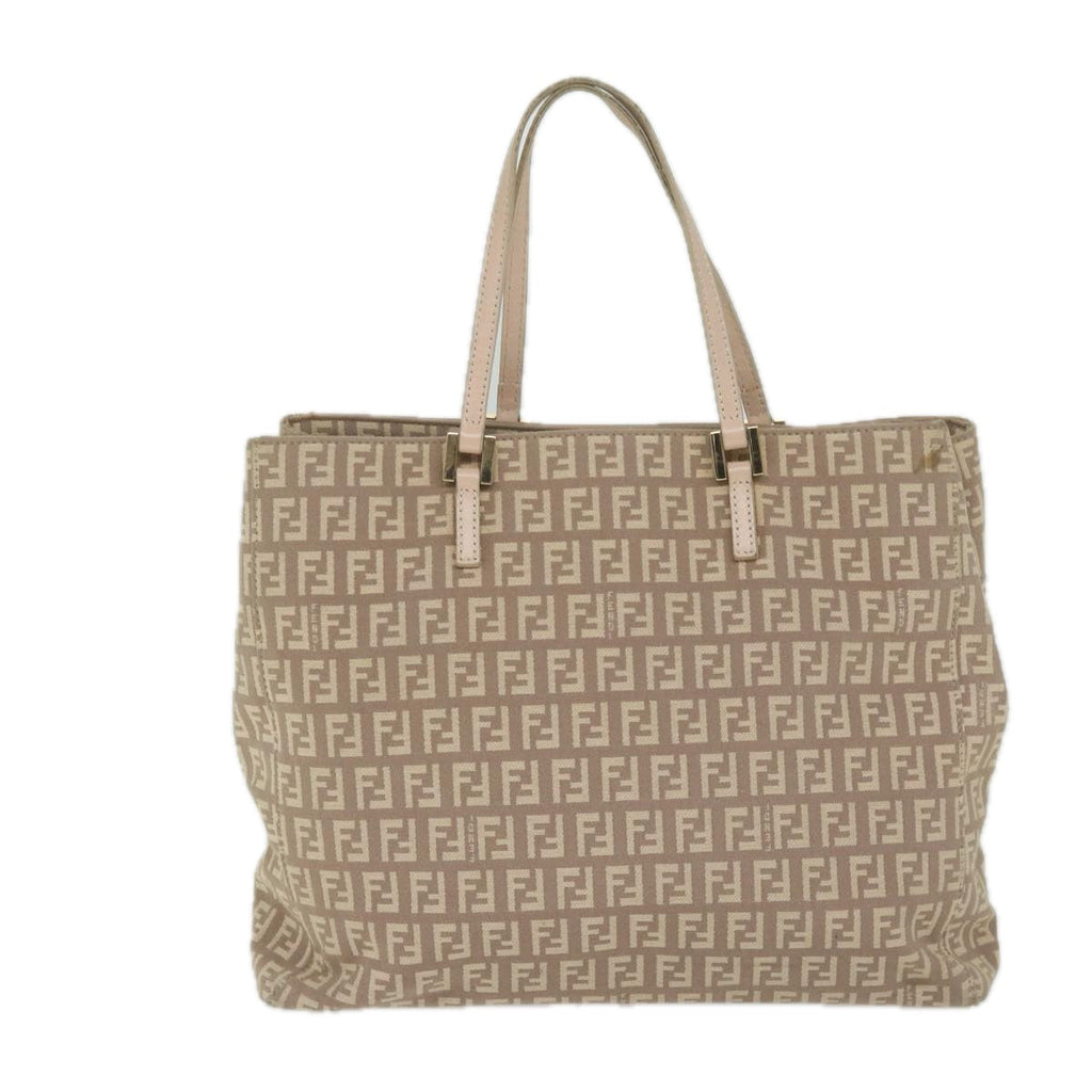 FENDI Zucchino Canvas Hand Bag Beige61442