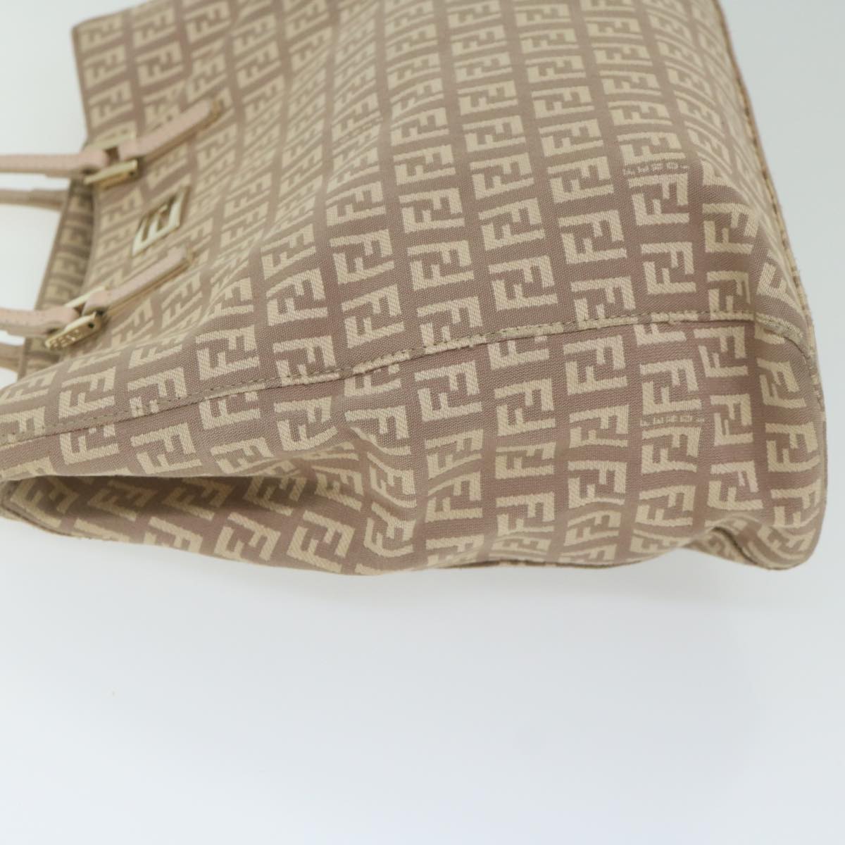 FENDI Zucchino Canvas Hand Bag Beige61442