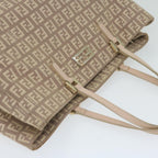 FENDI Zucchino Canvas Hand Bag Beige61442