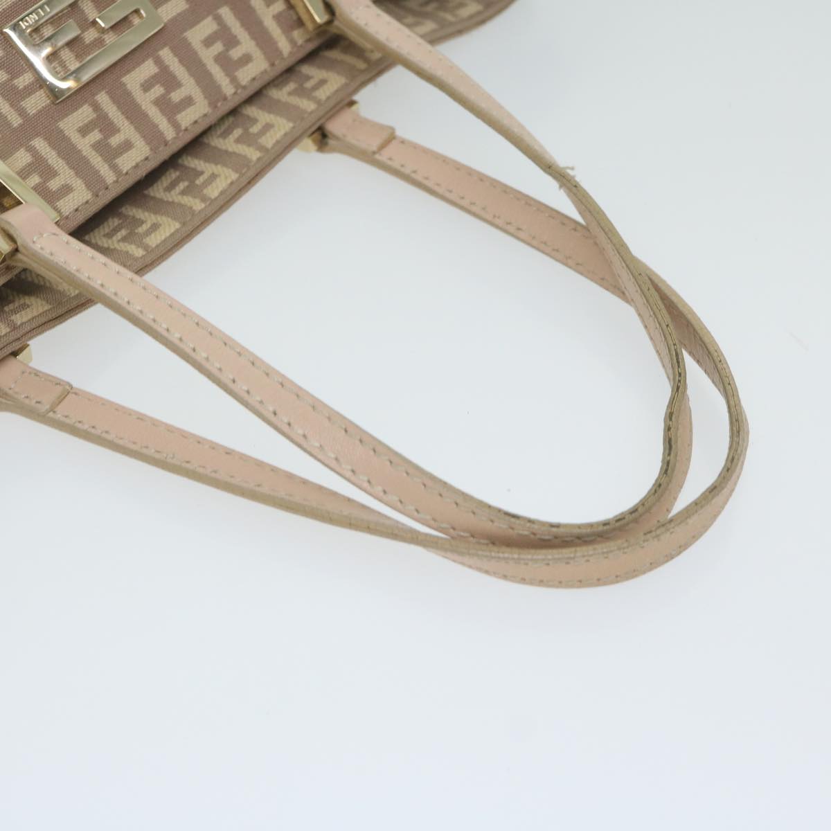 FENDI Zucchino Canvas Hand Bag Beige61442