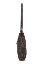 Fendi,  Brown Zucca Canvas Shoulder Bag, Brown