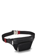 Fendi,  Black Mesh Zucca Belt Bag, Black