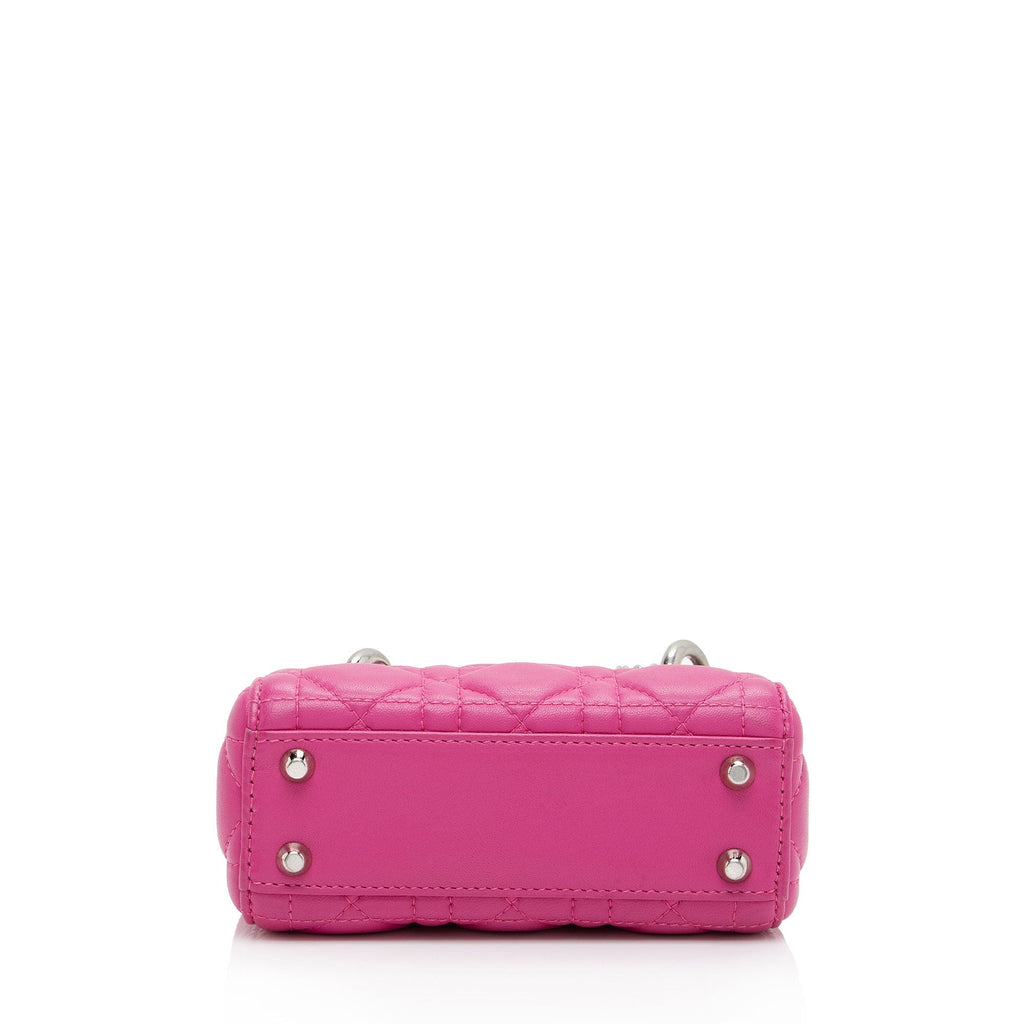 Dior Lambskin Lady Dior Mini Tote