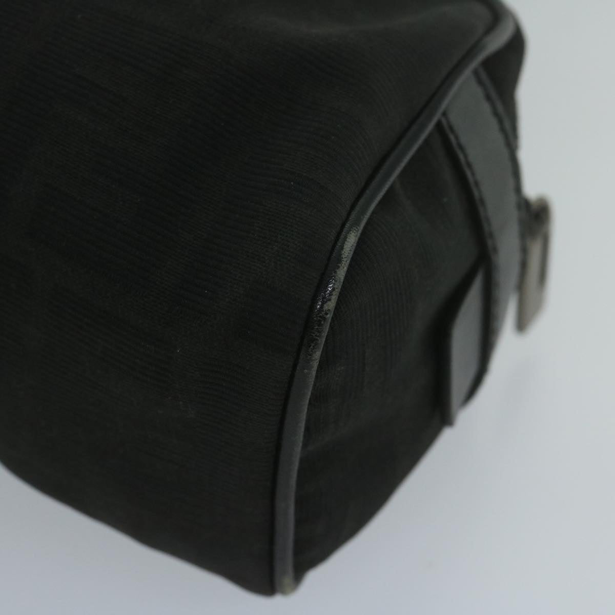 FENDI Zucca Canvas Hand Bag Black61538