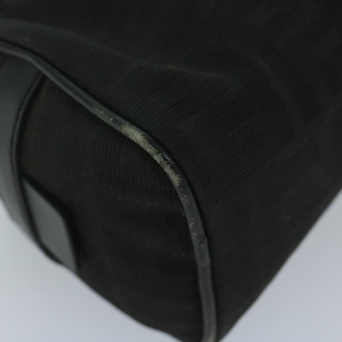 FENDI Zucca Canvas Hand Bag Black61538