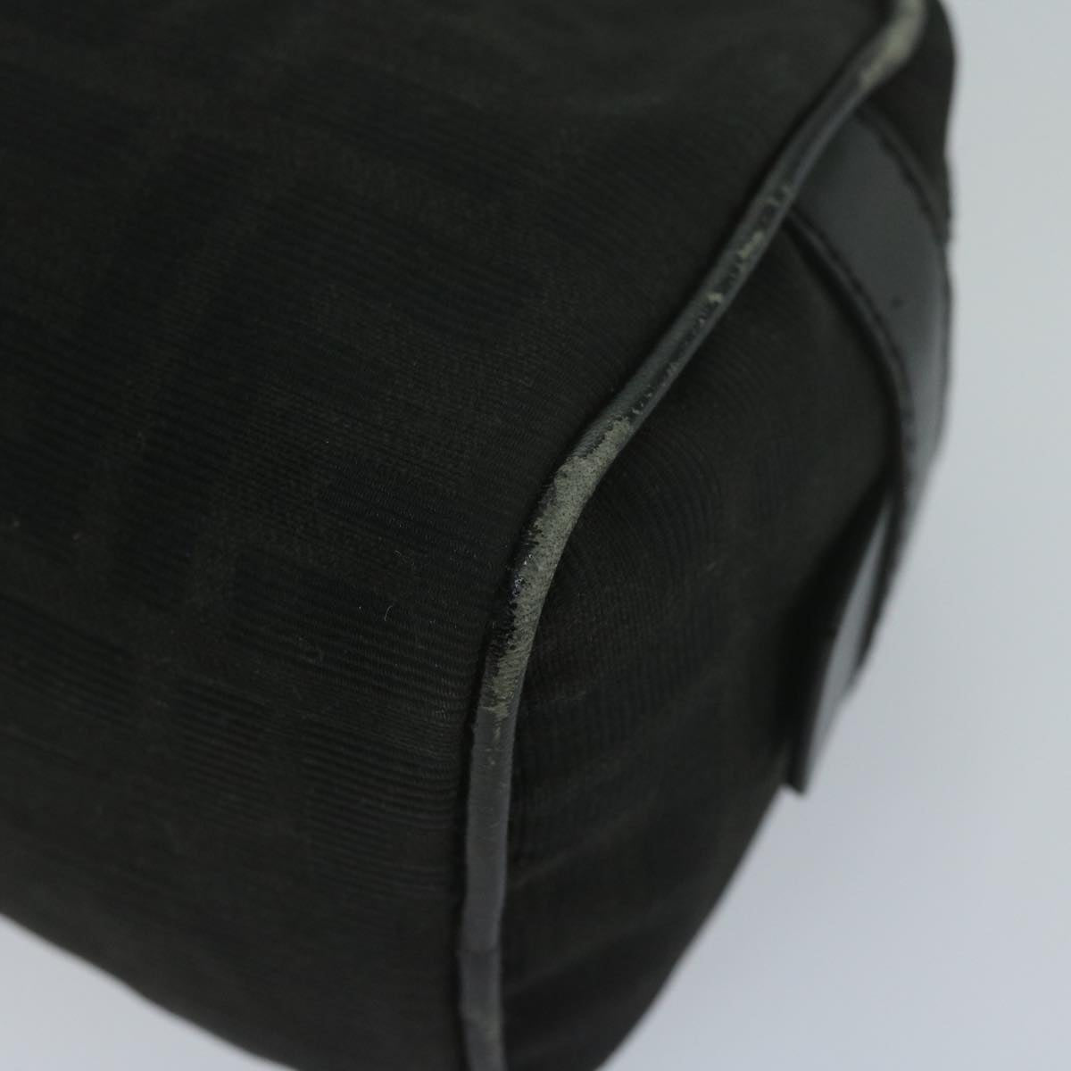 FENDI Zucca Canvas Hand Bag Black61538