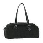 FENDI Zucca Canvas Hand Bag Black61538
