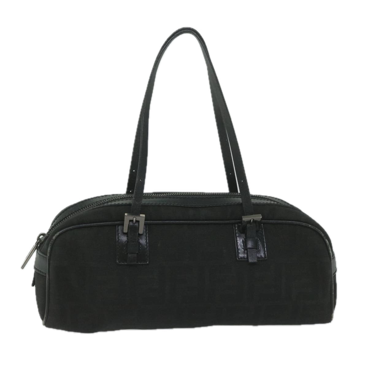 FENDI Zucca Canvas Hand Bag Black61538