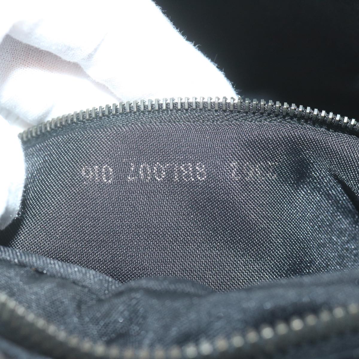 FENDI Zucca Canvas Hand Bag Black61538