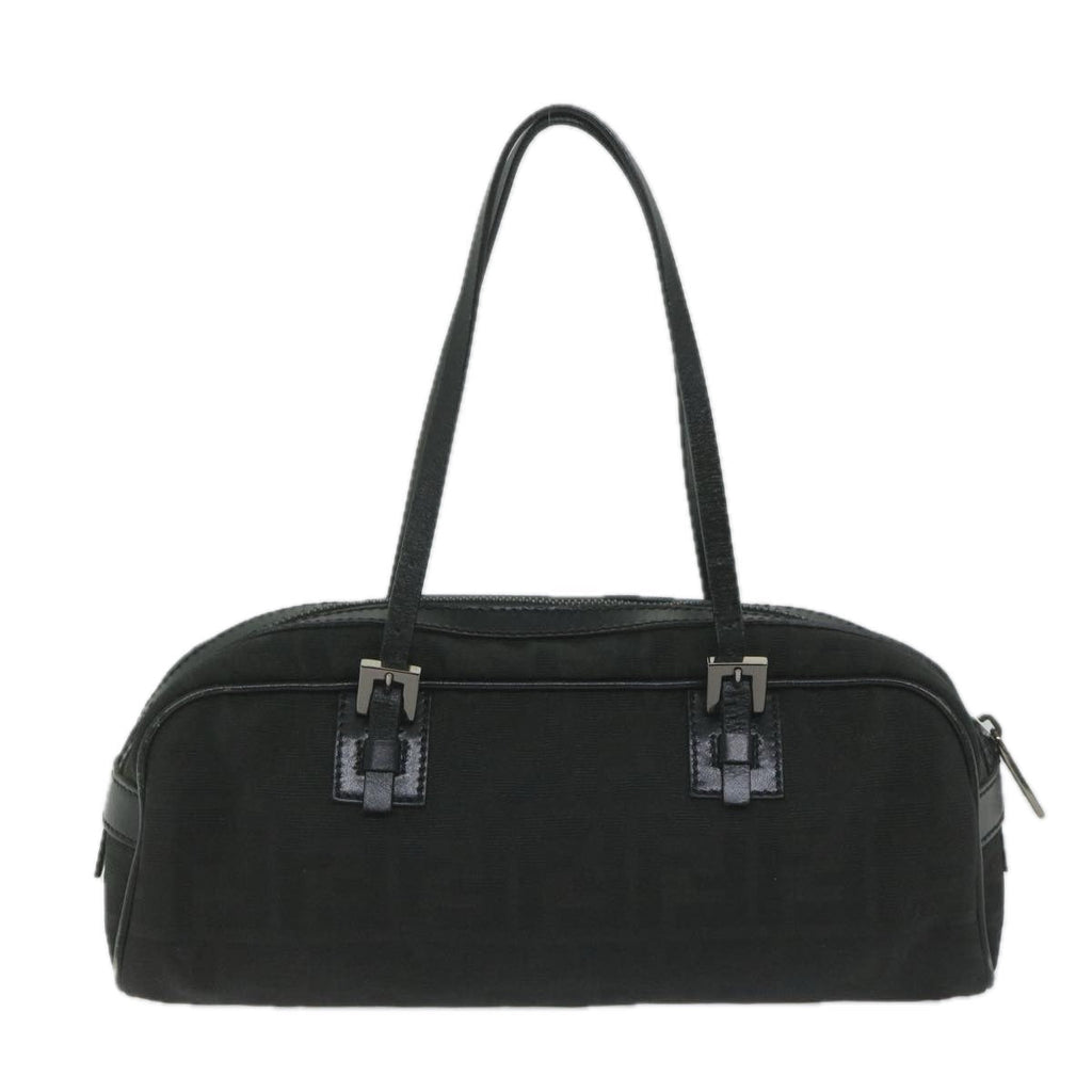 FENDI Zucca Canvas Hand Bag Black61538