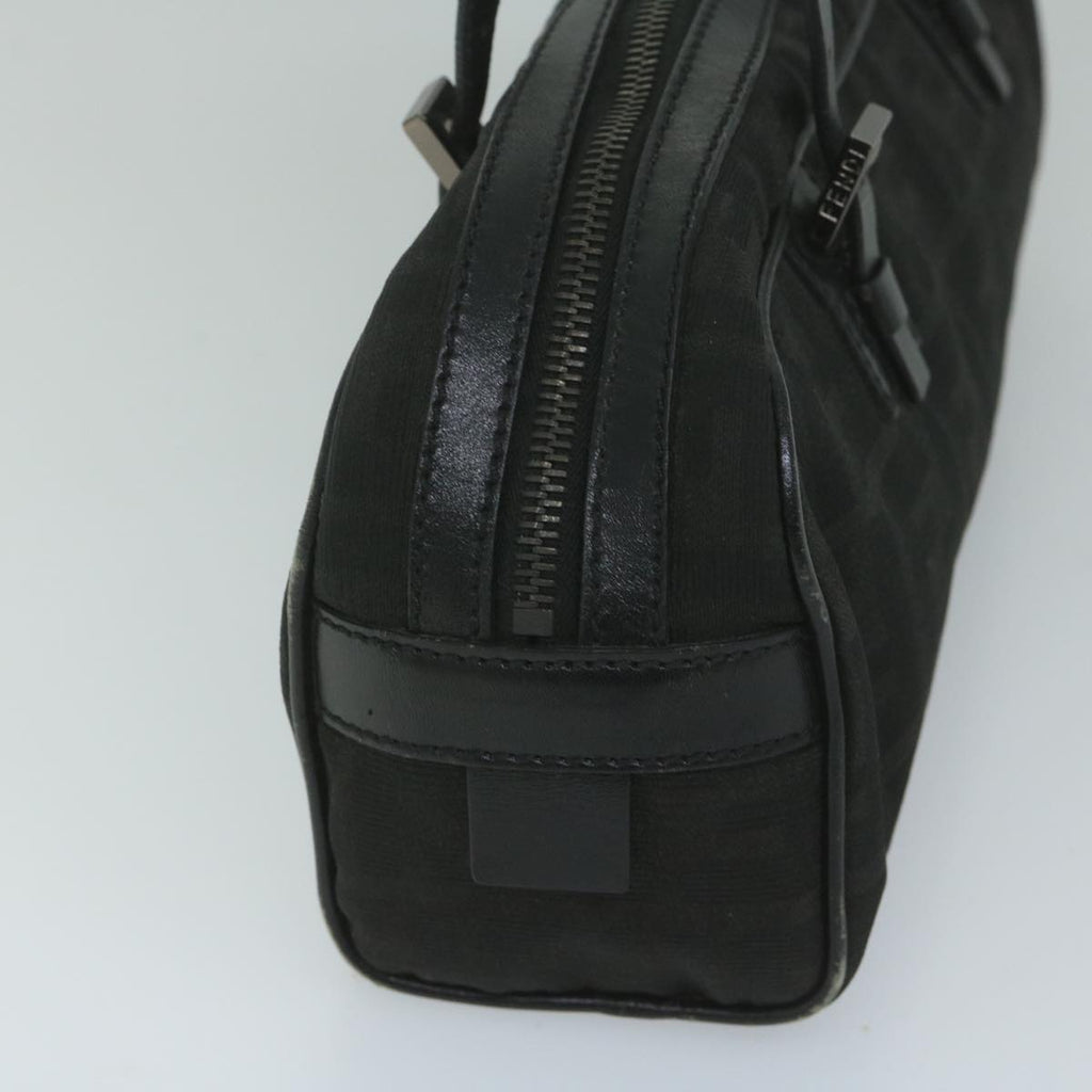 FENDI Zucca Canvas Hand Bag Black61538