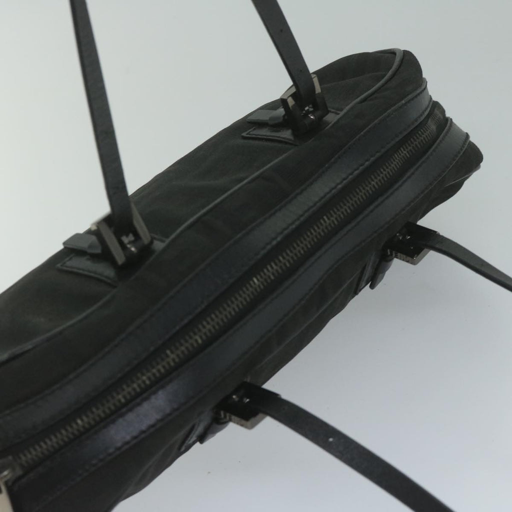 FENDI Zucca Canvas Hand Bag Black61538