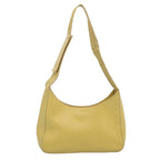 PRADA Shoulder Bag Leather Yellow  61556
