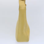 PRADA Shoulder Bag Leather Yellow  61556