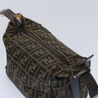 FENDI Zucca Canvas Vanity Cosmetic Pouch Black Brown61577