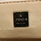 FENDI Zucca Canvas Vanity Cosmetic Pouch Black Brown61577