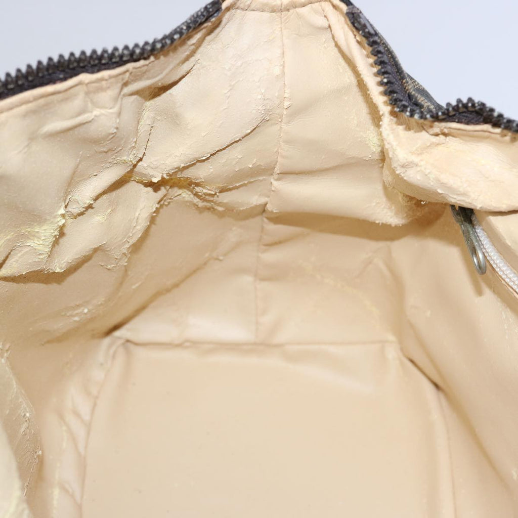 FENDI Zucca Canvas Vanity Cosmetic Pouch Black Brown61577