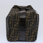 FENDI Zucca Canvas Vanity Cosmetic Pouch Black Brown61577