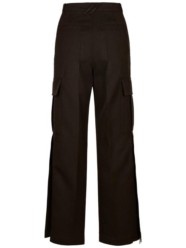 Burberry Burberry Brown Wool Cargo Pants