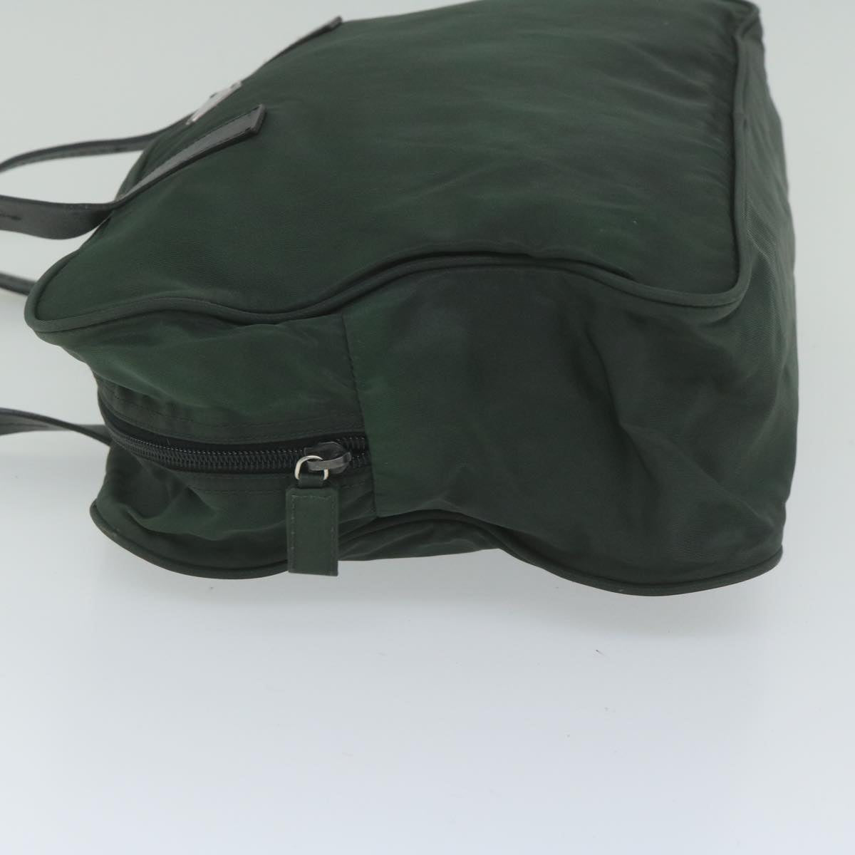PRADA Hand Bag Nylon Green  61627