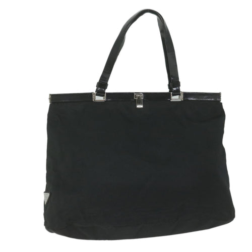 PRADA Hand Bag Nylon Black  61632
