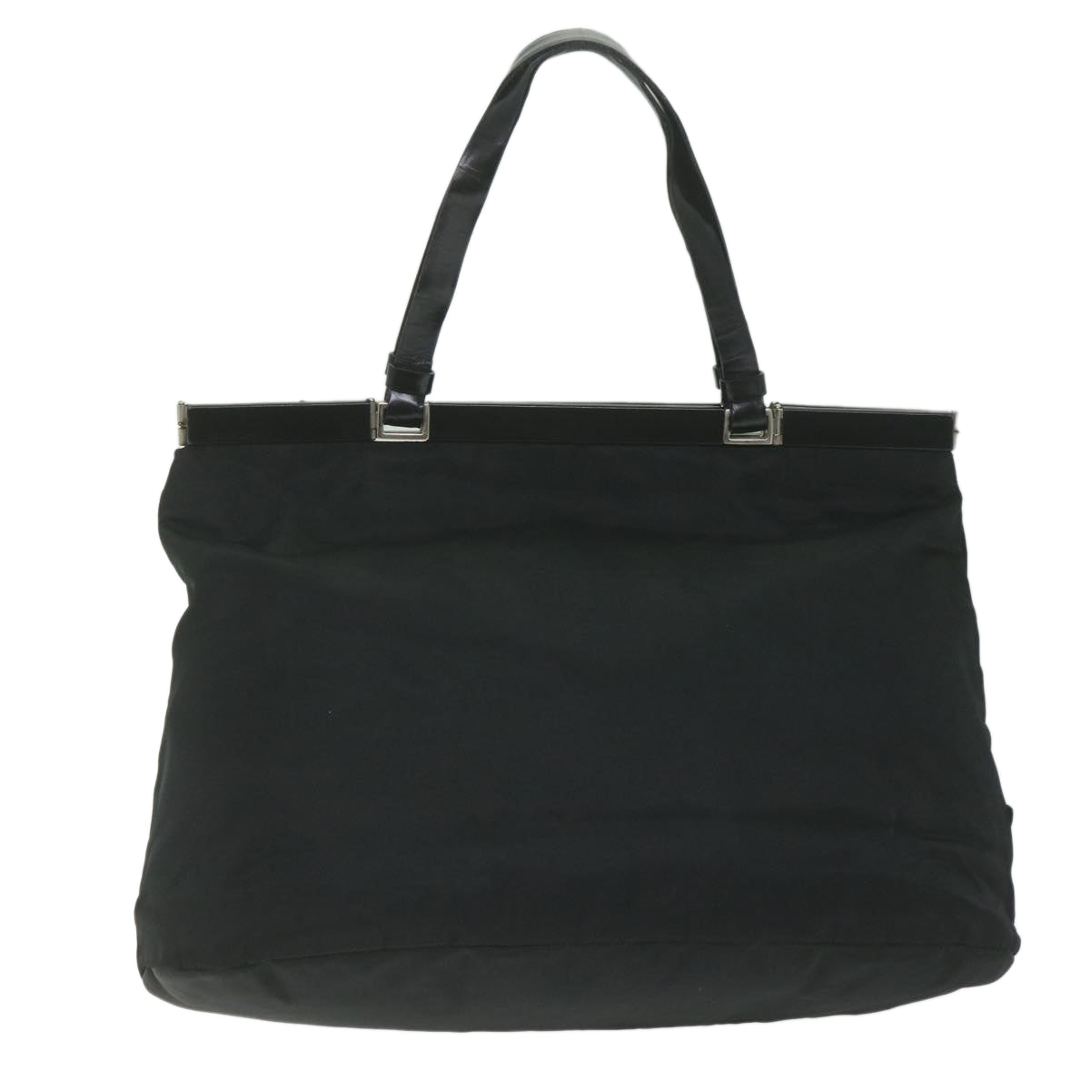 PRADA Hand Bag Nylon Black  61632