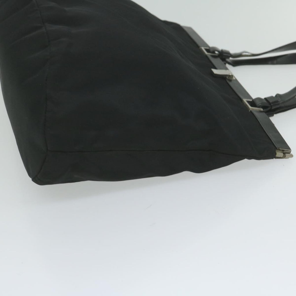 PRADA Hand Bag Nylon Black  61632